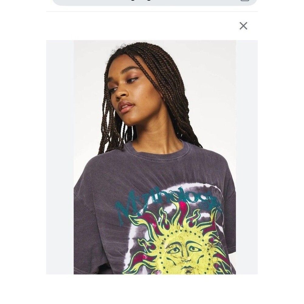 BDG Urban Outfitters T Shirt Oversized L XL Mythologies Tie Dye Purple Women - Picture 12 of 16